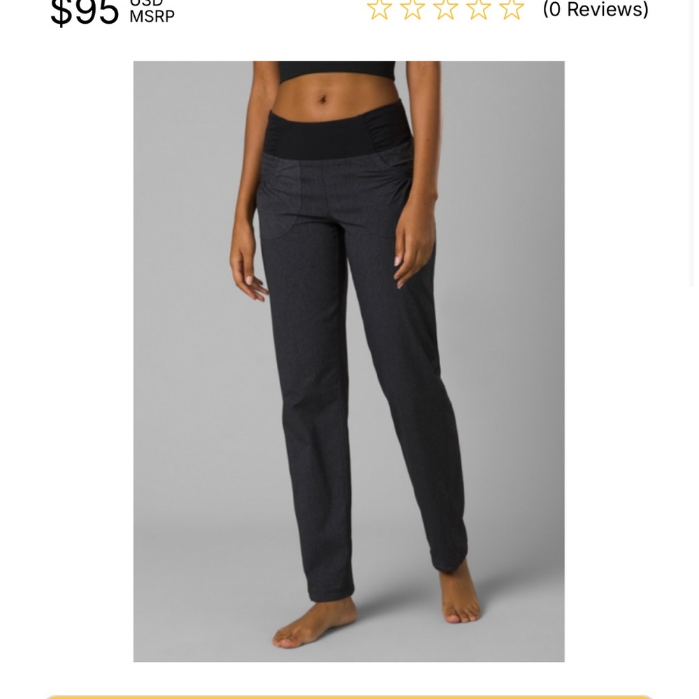 NWT Prana Summit Pants Short Inseam